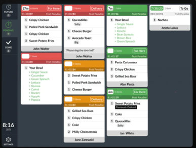 FigurePOS kitchen display and order management